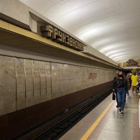 Photo taken at Станция метро «Фрунзенская» by Vavyorka on 9/6/2020