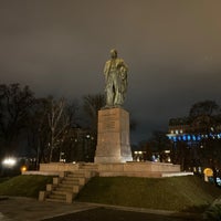 Photo taken at Monument to Taras Shevchenko by Vavyorka on 1/13/2021