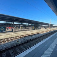 Photo taken at Augsburg Hauptbahnhof by Katrin on 2/8/2023