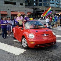 Photo taken at 2013 Atlanta Pride Parade by Mark G. on 10/13/2013