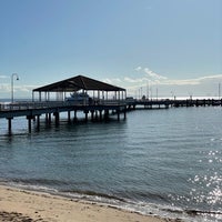 Photo taken at Redcliffe Pier by Matt F. on 10/6/2022