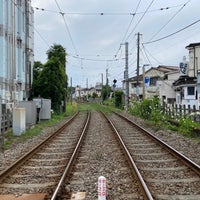 Photo taken at 東急世田谷線 松陰神社前1号踏切 by Yasuyuki O. on 6/6/2021