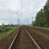 Photo taken at Ж/д станция Горелово by Alexey E. on 6/23/2018
