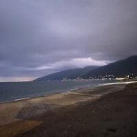 Photo taken at Пляж в Гагре | გაგრის პლიაჟი by Mascha K. on 1/4/2023