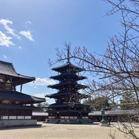 Photo taken at Horyu-ji Temple by K K. on 3/23/2024