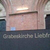 Photo taken at Grabeskirche Liebfrauen by tempus f. on 12/1/2012