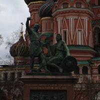 Photo taken at Monument to Minin and Pozharsky by Tatiana on 4/21/2013
