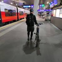 Photo taken at BahnhofCity Wien Hauptbahnhof by László T. on 3/18/2022