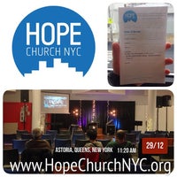 Photo taken at Hope Church NYC by yeohyc on 12/29/2013