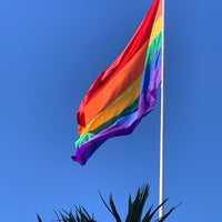 Photo taken at Castro Pride Flag Pole by David H. on 2/10/2022