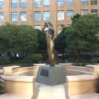Photo taken at Hills Plaza Fountain by David H. on 10/8/2016