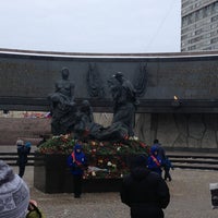 Photo taken at Монумент героическим защитникам Ленинграда by Юлианна С. on 1/27/2013