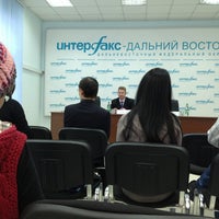 Photo taken at Интерфакс Дальний Восток by Barsukova on 1/10/2013