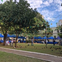 Photo taken at Praça Nossa Senhora Aparecida by Juzinha W. on 6/23/2018