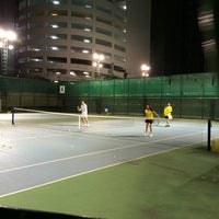 Photo taken at Ari Tennis Court by Peerapong A. on 4/21/2014