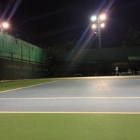 Photo taken at Aree Tennis Court Sukhumvit 26 by Peerapong A. on 3/25/2013