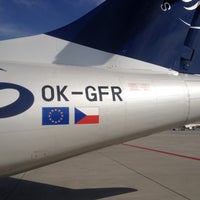 Photo taken at ATR 72-500 OK-GFR by Jan on 10/4/2015