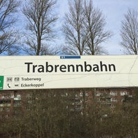 Photo taken at U Trabrennbahn by Lars on 3/7/2015