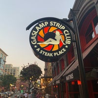 Photo taken at Gaslamp Strip Club Restaurant by Steve P. on 8/2/2019