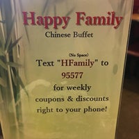 Photo taken at Happy Family Chinese Buffet &amp;amp; Hibachi by Bill C. on 6/7/2017