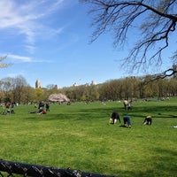Photo taken at Sheep Meadow by Kevin R. on 4/21/2013