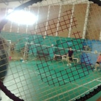 Photo taken at Chuan Cheun Badminton Court by Nutty P. on 12/13/2013