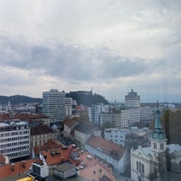 Photo taken at Hotel Lev Ljubljana by Patrick on 11/13/2022