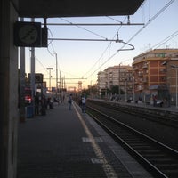 Photo taken at Stazione Roma Trastevere by Serena P. on 5/13/2013
