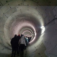 Photo taken at Den otevřených dveří - stavba tunelů metra V.A (Metrostav) by Karla Č. on 1/19/2013