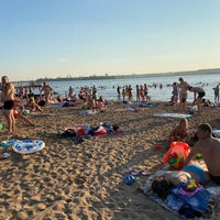 Photo taken at Пляж КамГЭС by Marina T. on 7/15/2020