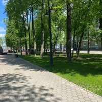 Photo taken at Аллея на Комсомольском проспекте by Marina T. on 5/23/2020