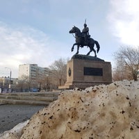 Photo taken at Памятник «Оренбургскому Казачеству» by Эдгар e. on 3/14/2020