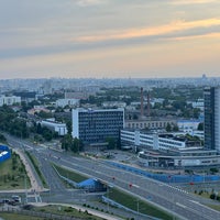 Photo taken at Обзорная площадка Национальной библиотеки by Эдгар e. on 7/5/2022