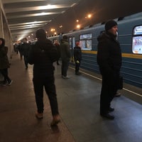 Photo taken at Lisova Station by Елена Л. on 12/14/2017