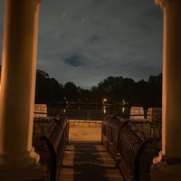 Photo taken at Lake Clara Meer Walk Bridge by Carlos V. on 10/21/2021