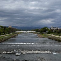 Photo taken at Kamo River by A.F.A on 4/16/2024