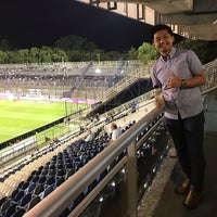 Photo taken at Estadio Juan Carmelo Zerillo (Club de Gimnasia y Esgrima de La Plata) by Antonius Y. on 3/3/2019