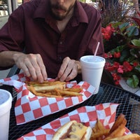 Photo taken at Huey&amp;#39;s Hot Dogs by Kevin B. on 8/4/2013