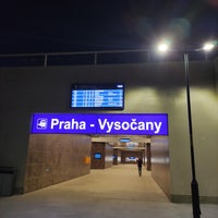 Photo taken at Železniční stanice Praha-Vysočany by Veronika K. on 10/2/2023