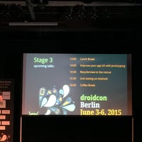 Photo taken at droidcon Berlin 2015 #droidconDE by Bahadir A. on 6/5/2015