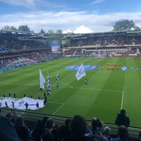 Photo taken at Lerkendal Stadion by Steinar B. on 8/26/2018