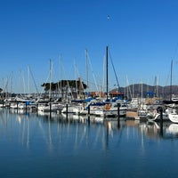 Photo taken at SF Marina Yacht Harbor by Aaron on 12/18/2023