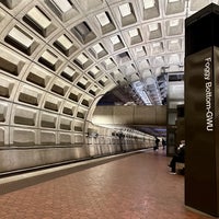Photo taken at Foggy Bottom-GWU Metro Station by Aaron on 12/21/2023