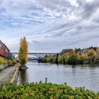 Photo taken at Fremont Canal by Aaron on 10/27/2021