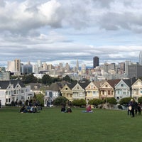 Photo taken at Alamo Square by Aaron on 4/5/2019