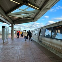 Photo taken at Tysons Metro Station by Aaron on 3/3/2024