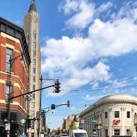 Photo taken at Six Corners (Damen/Milwaukee/North Ave) by Aaron on 5/7/2021