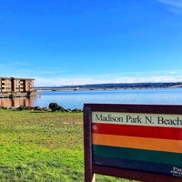 Photo taken at Madison North Beach Park by Aaron on 11/10/2021