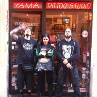 Photo taken at Yama Tattoo Studio by Matteo B. on 6/7/2013