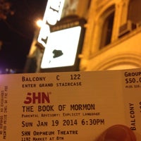 Photo taken at The Book of Mormon by Paritt R. on 1/20/2014